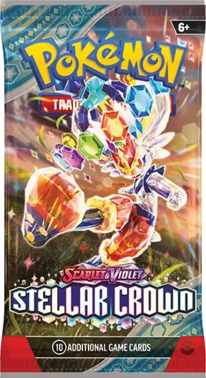 Pokémon TCG Stellar Crown booster pack